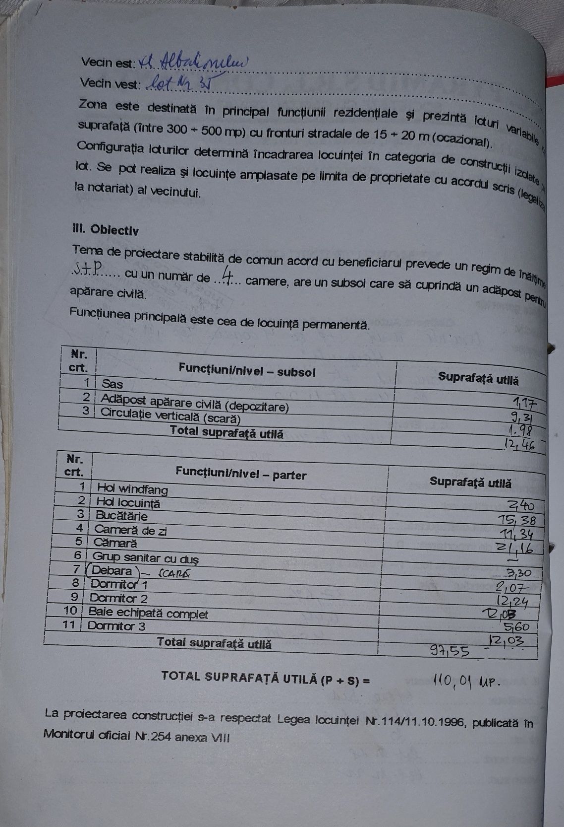 Teren cu proiect casa S+P- 320 mp Eforie Sud