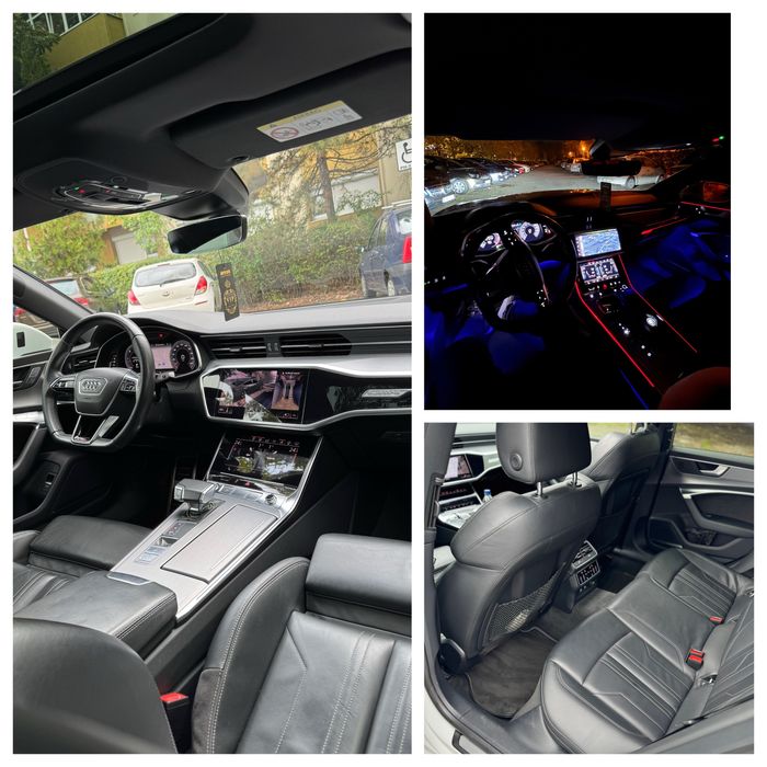 Audi A7 2019 alb perlat 3.0 tdi  mild hibrid