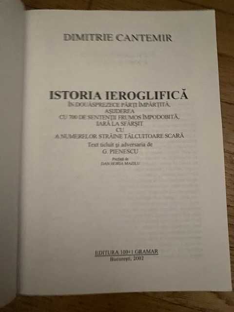 Istoria Ieroglifica,Padurea spanzuratilor,Scrinul negru-carti scolare