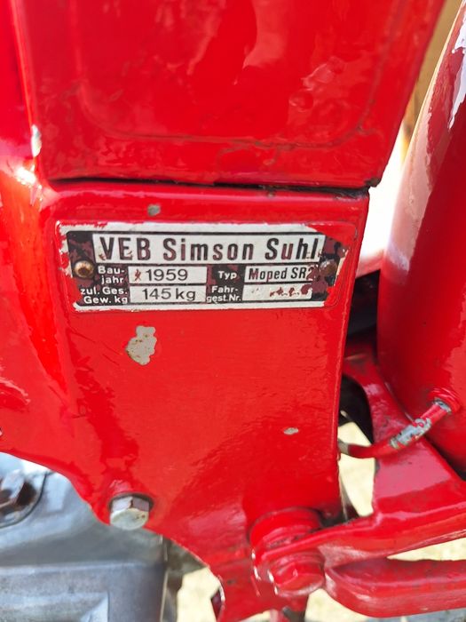Simson Suhl an 1959