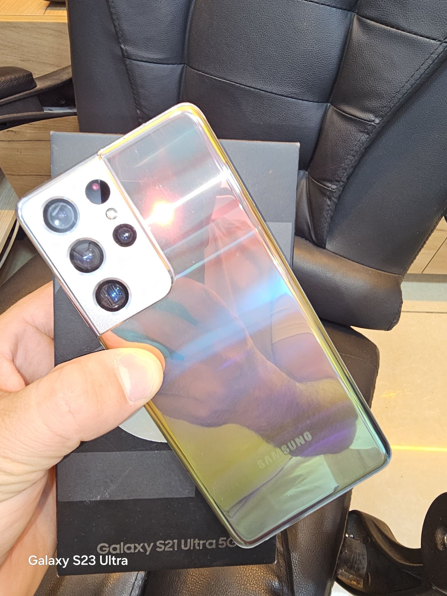 Samsung S 21 ultra 12/128 vetnam 2 simkartalik ideal xolatda  sptiladi