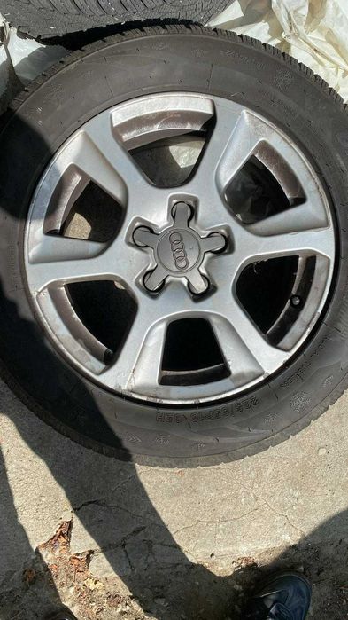 4 jante cu cauciucuri de iarnă, 2023, 225/55/16, Audi A4B8, Rm.Valcea