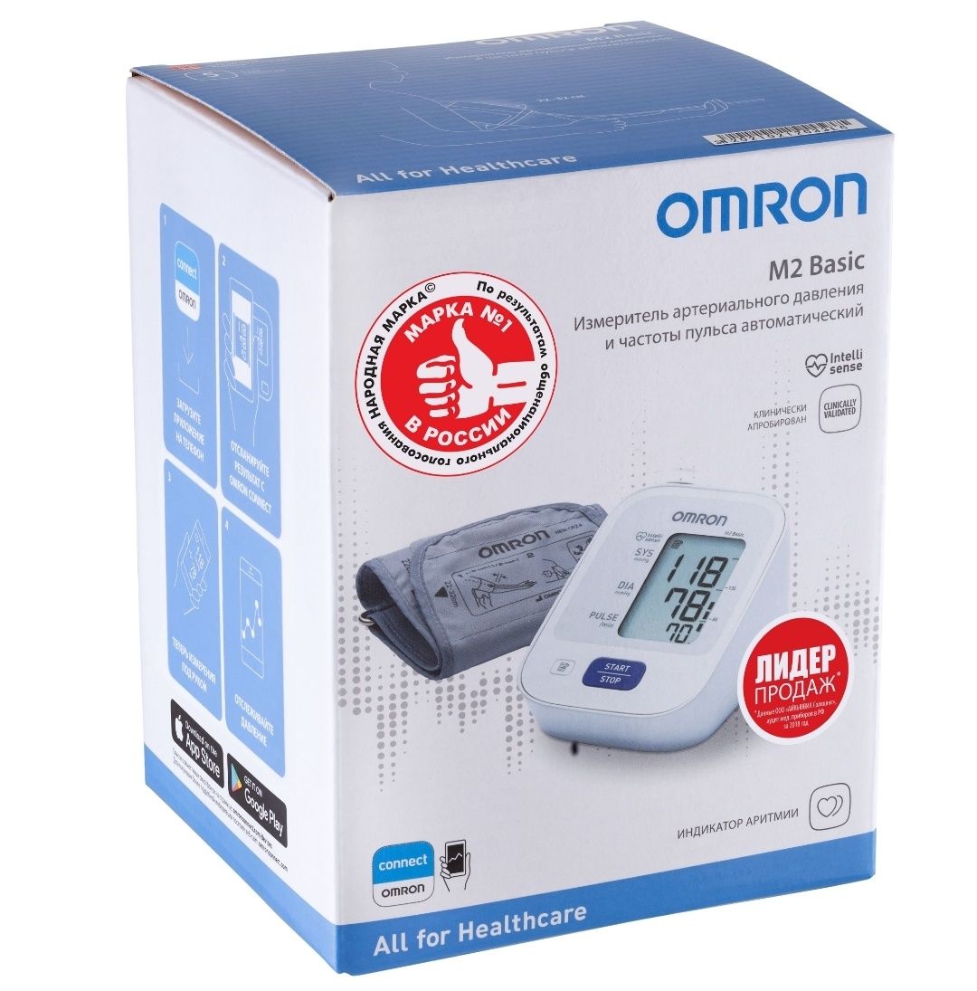 Автоматический тонометр Omron M2 Basic