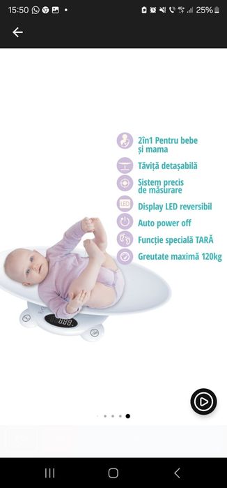 Vând cantar bebeluș