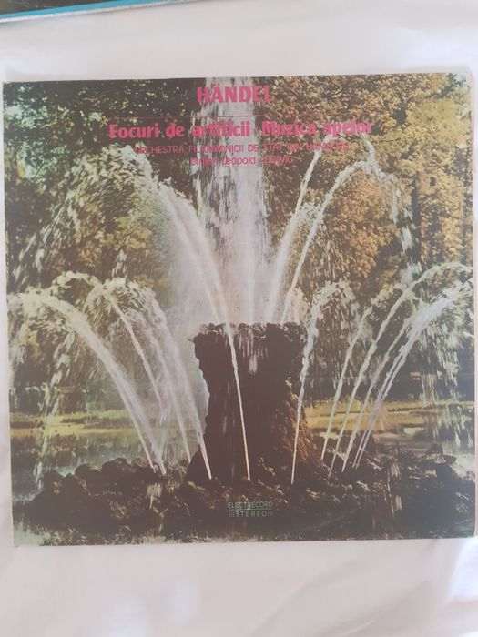 Vand discuri vinil, vynil Electrecord, Handel, Orchestra Hamburg
