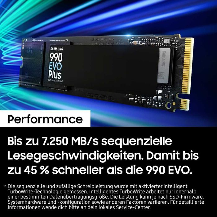 Памет SSD Samsung 990 EVO Plus 2TB M.2 NVMe PCIe SSD MZ-V9S2T0BW