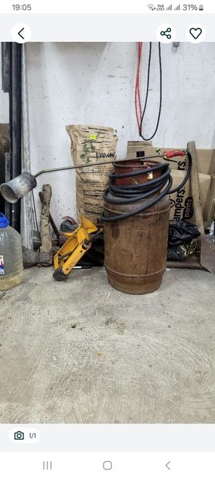 Продам газ балон с горелка
