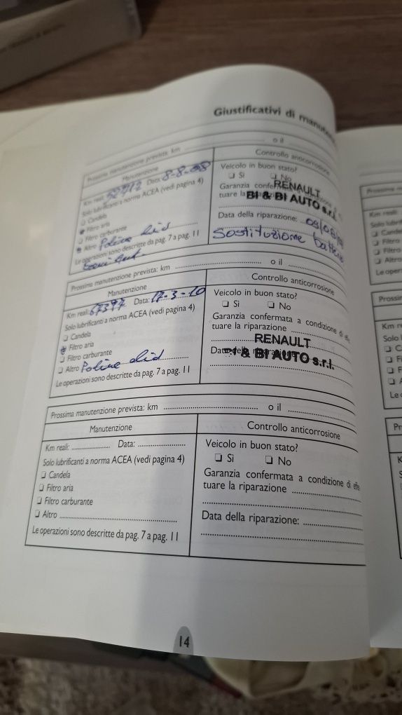Renault ръководства + сервизна книжка – Carminat, Scenic, Megane и др.