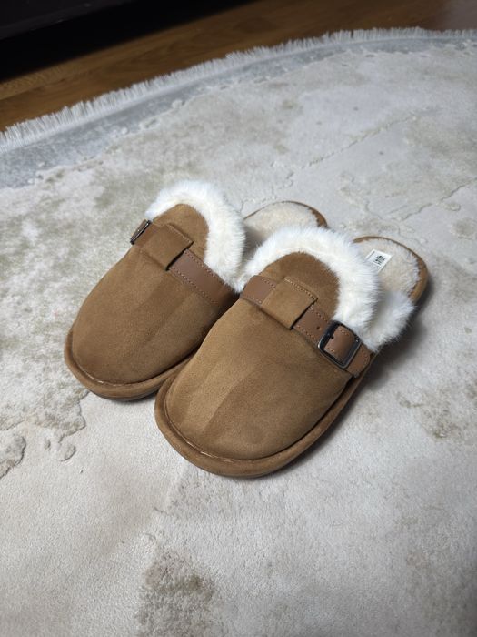 Papuci îmblăniți si căldurosi