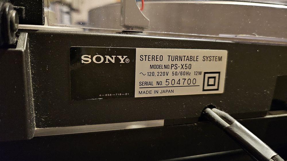 Pick-up Semi-Automatic SONY PS-X50