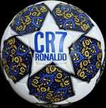 Нова Футболна Топка CR7 RONALDO Роналдо 2025г Синя CHAMPIONS League