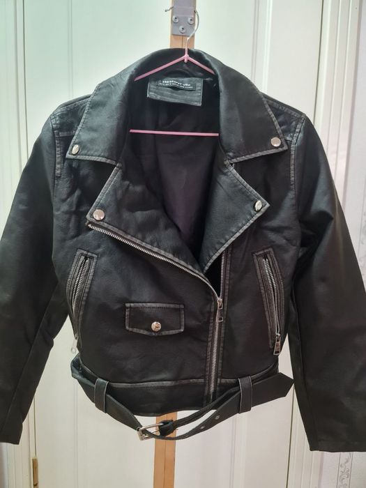 Кожаная куртка женская