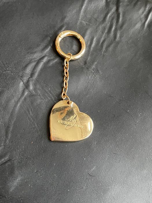 Breloc Burberry Auriu original model deosebit,are folia pe el!