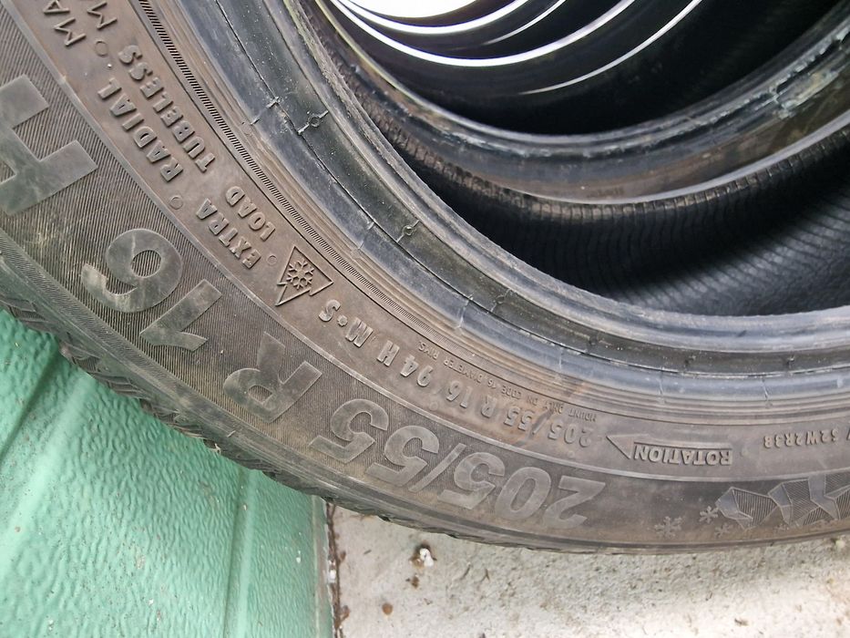 Anvelope 205/55R16 marca Semperit, M+S ,DOT 2024,7 mm