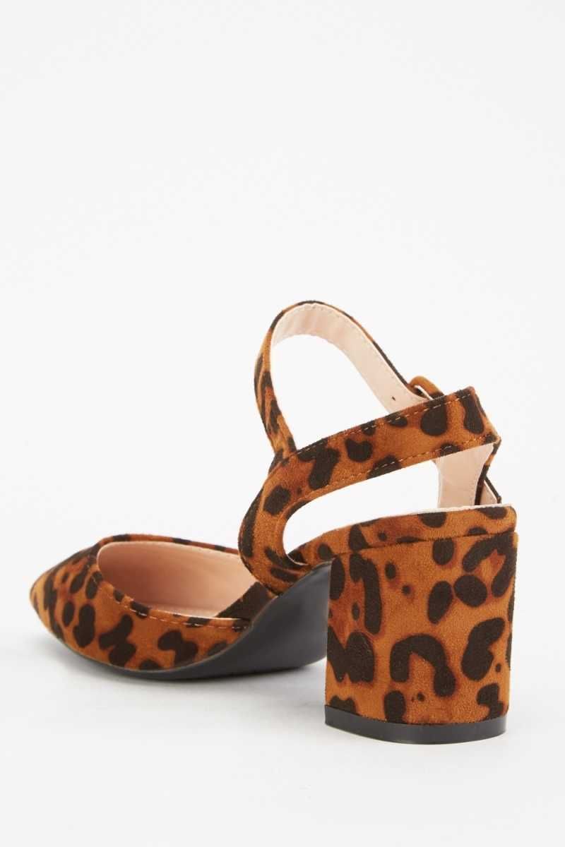 Vand pantofi/ sandale animal print, pantera, comode, 39