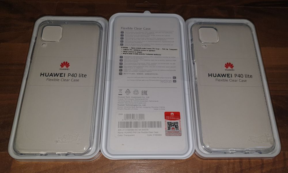 Husa silicon originala Huawei Flexible Clear Case P40 lite