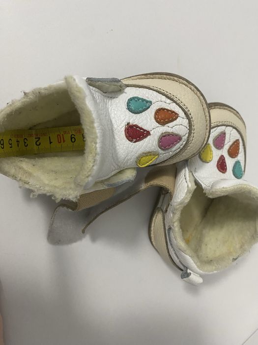 Ghetute piele cu lana 22- barefoot - Enna Shoes