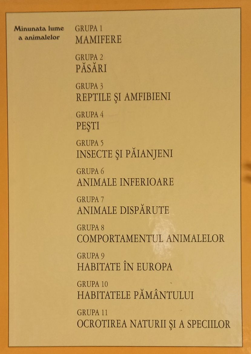 Cărți Minunata lume a animalelor, seria completă