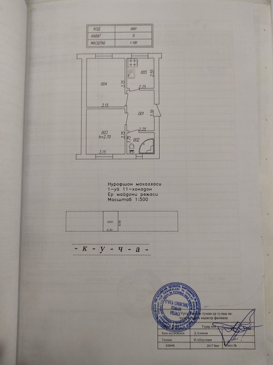 Продаётся квартира 2 комнатные