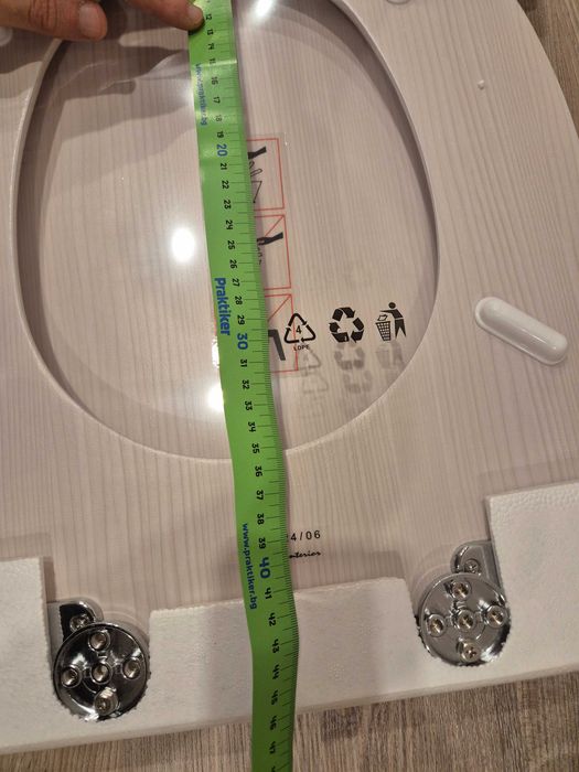 Седалка за тоалетна чиния - MDF, забавено падане