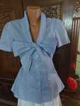 Bluza/camasa noua, eleganta, din poplin fin de bumbac 100%