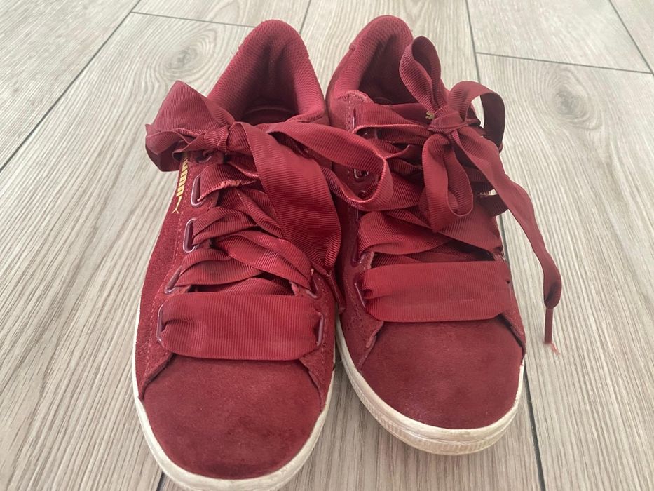 De vanzare incaltaminte PUMA SneakersVikky Ribbon Visiniu stare buna