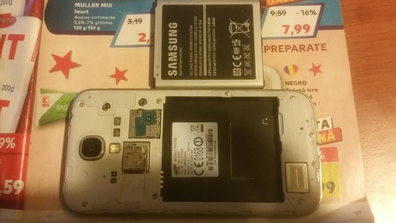Samsung S3,S4,S5, S6, S7 si S8 cu display spart pt. Piese
