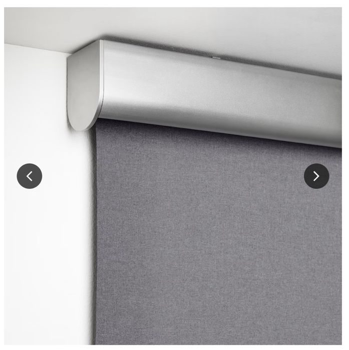 Jaluzele IKEA 140 x 195 cm GRI, OPAC + Bagheta