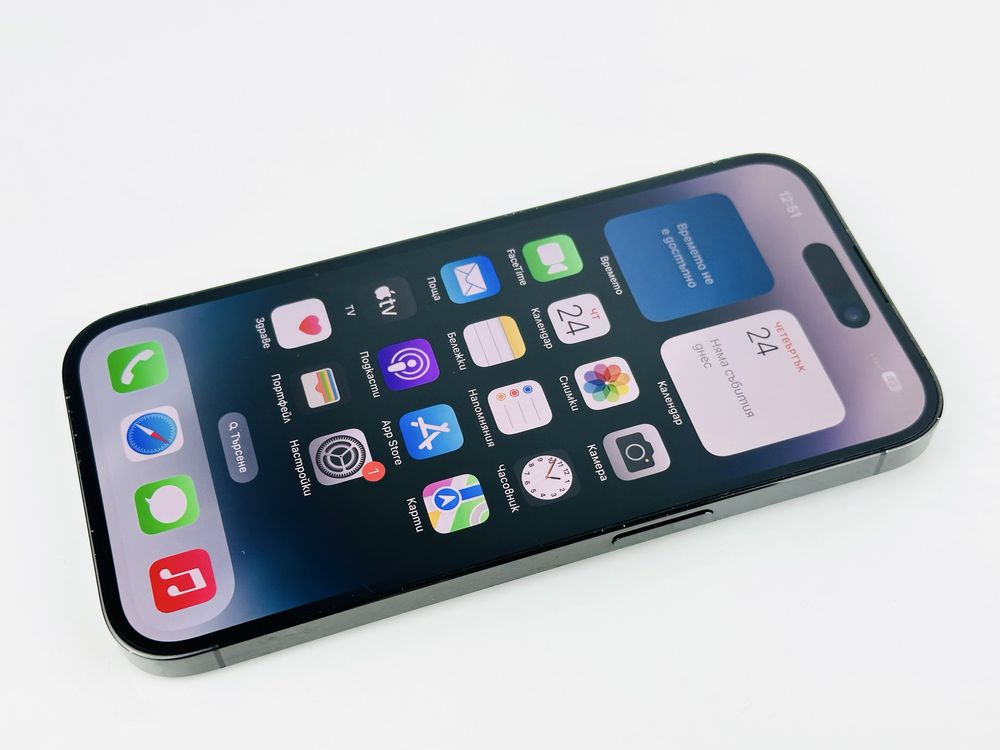 Apple iPhone 14 Pro 128GB Space Black Отличен! Гаранция!