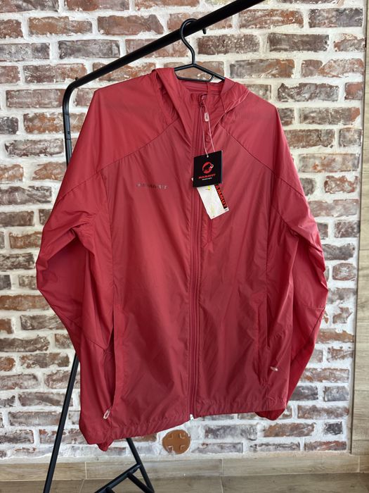 Мъжка ветровка Mammut runbold WB hooded jacket lava