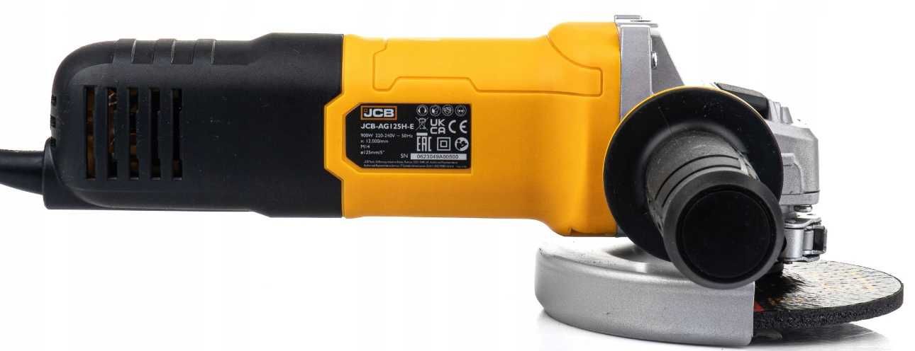 Електрически ъглошлайф JCB -AG125H-E , 900 W, 125 мм