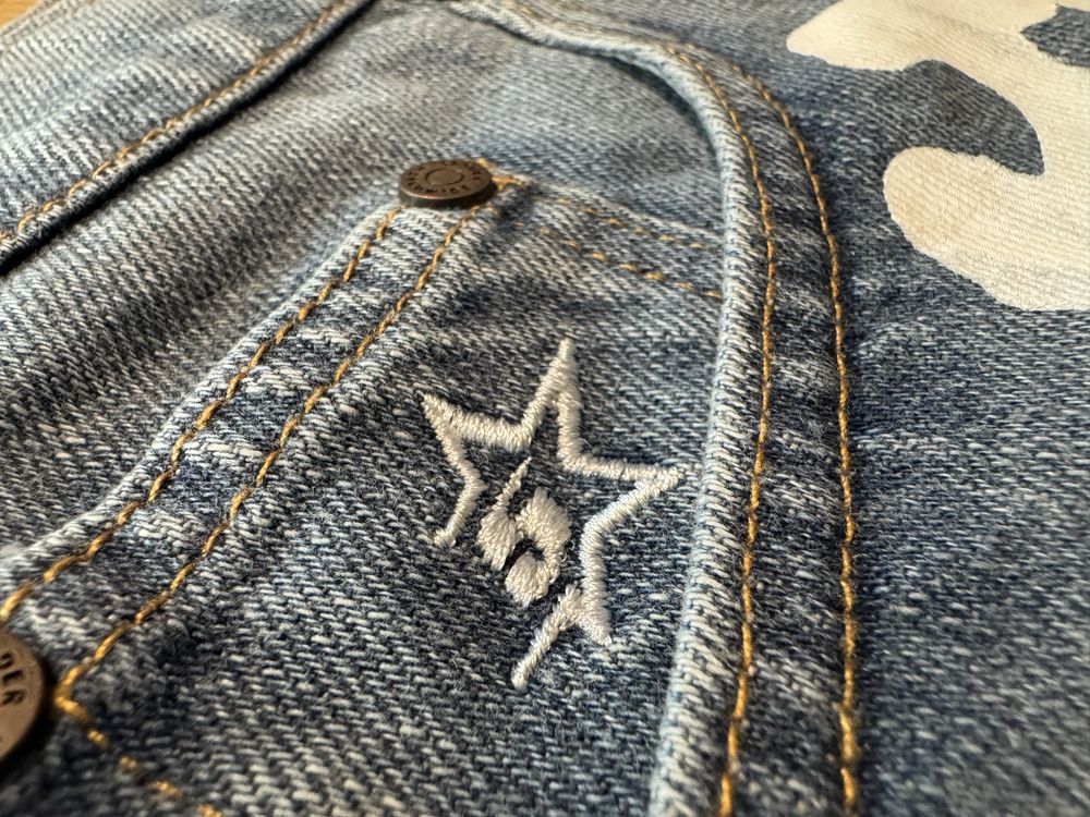 Sp5der White Logo Jorts