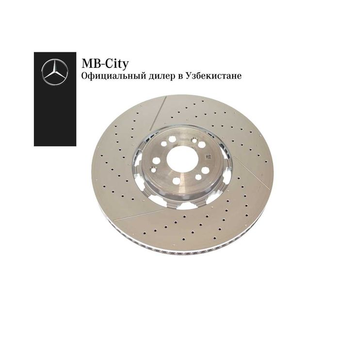 Тормозной диск композитный Mercedes Benz на S-class и GLE/GLS