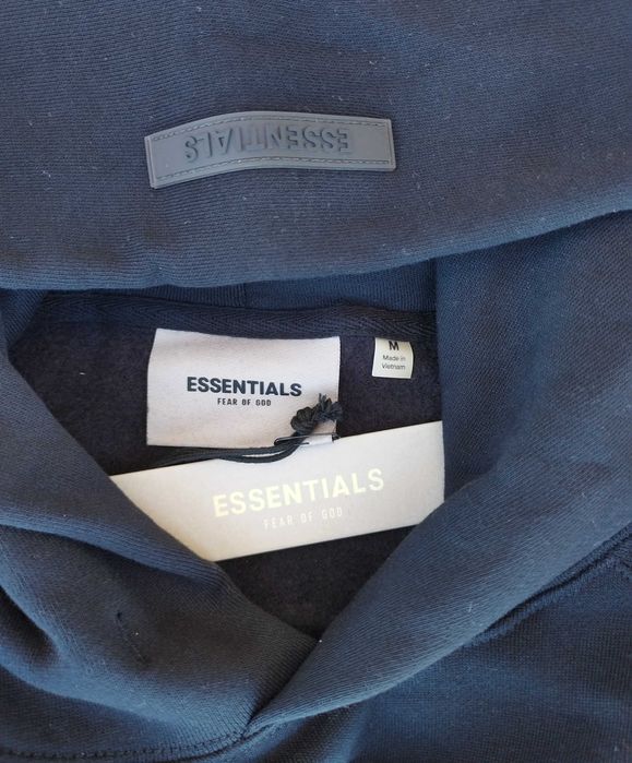 Essentials черно hoodie