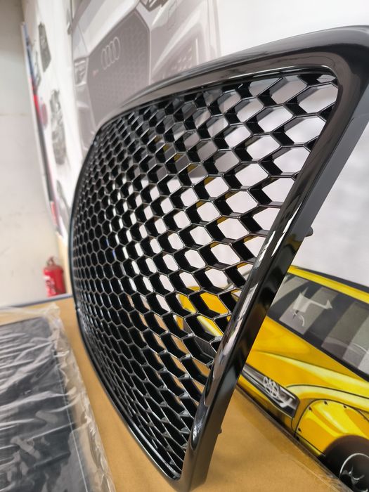 Grila faguri audi A6 C6 4F 2004-2011 - suport emblema inclus -