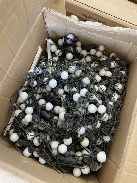 Гирлянды белый теплый цвет