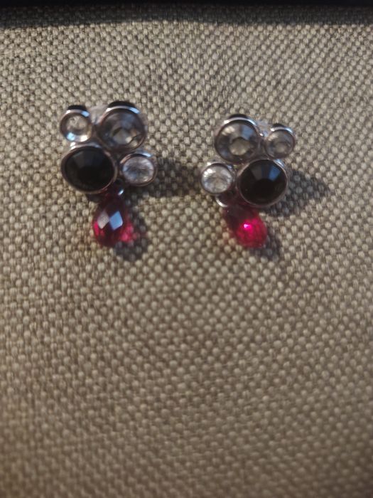 Комплект Swarovski, обеци и колие