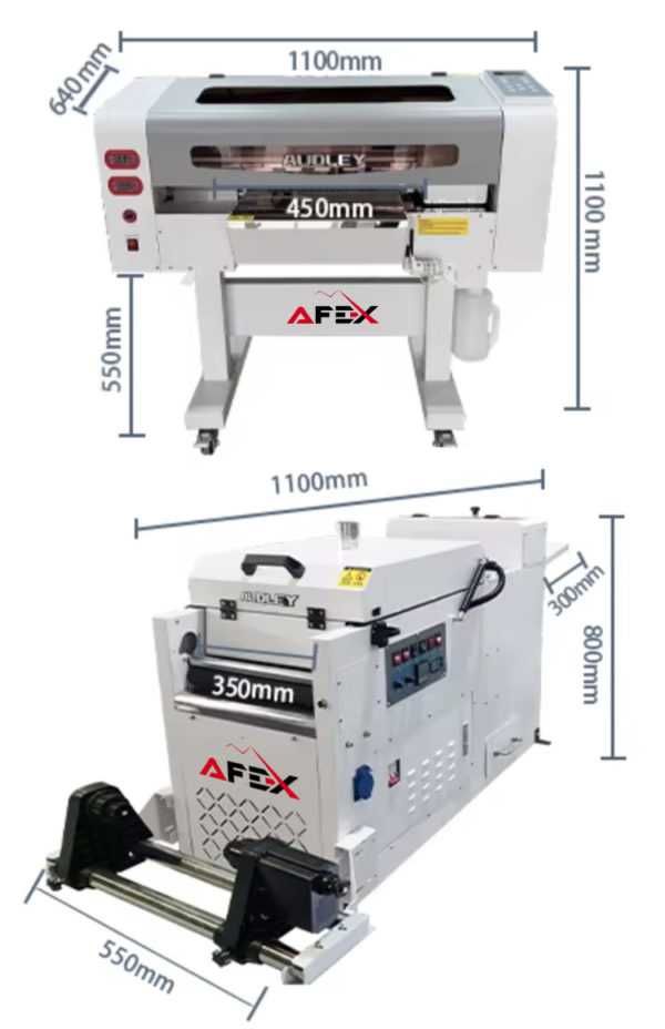 DTF printer XP600 2 boshli A3