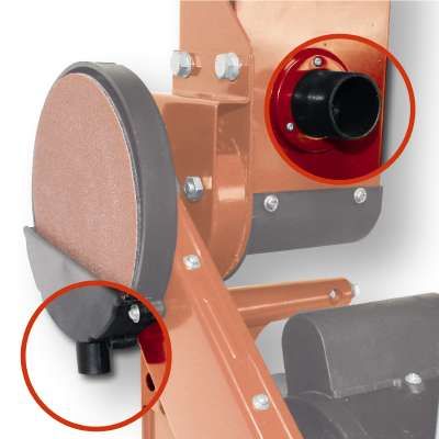 Комбиниран лентов и дисков шлайф Einhell TC-US 380 + подарък шкурка