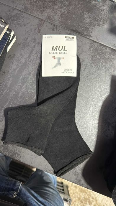 Set de 2 perechi ,Sosete medicinale din bumbac ,35-41