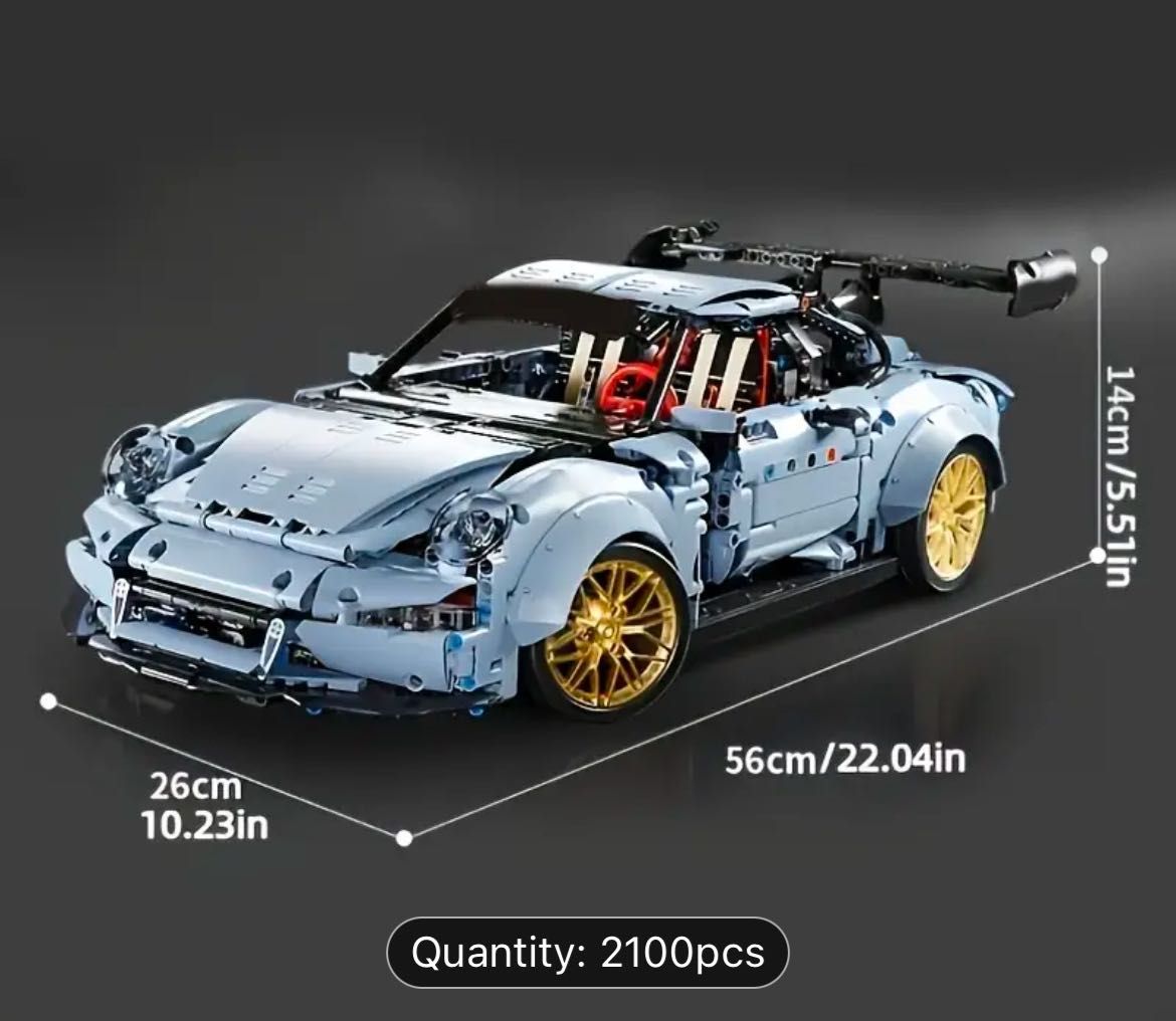 Порше 911 конструктор тип Lego
