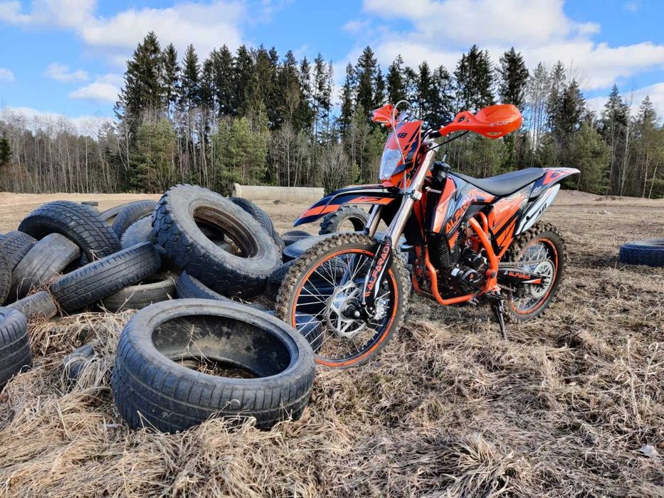 Moto Cross Enduro Alfarad T7 Import Germania Garantie 2 Ani Roti 21/18