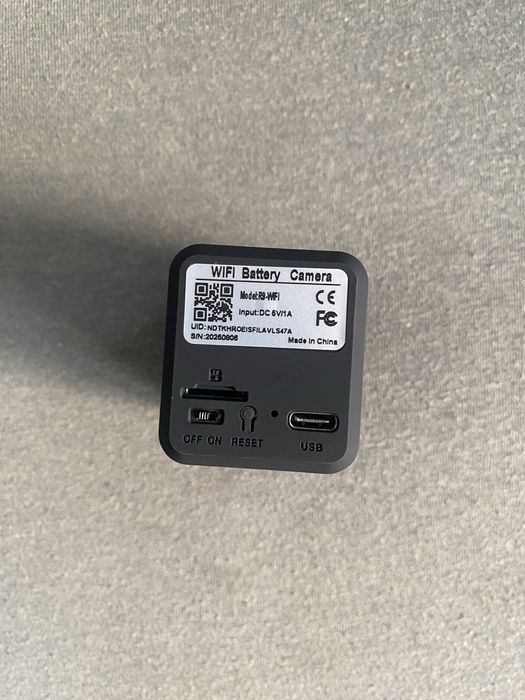 Мини камера WiFi 5MP, Sleep mode до 60 дни, Нощно виждане, 3800 mAh