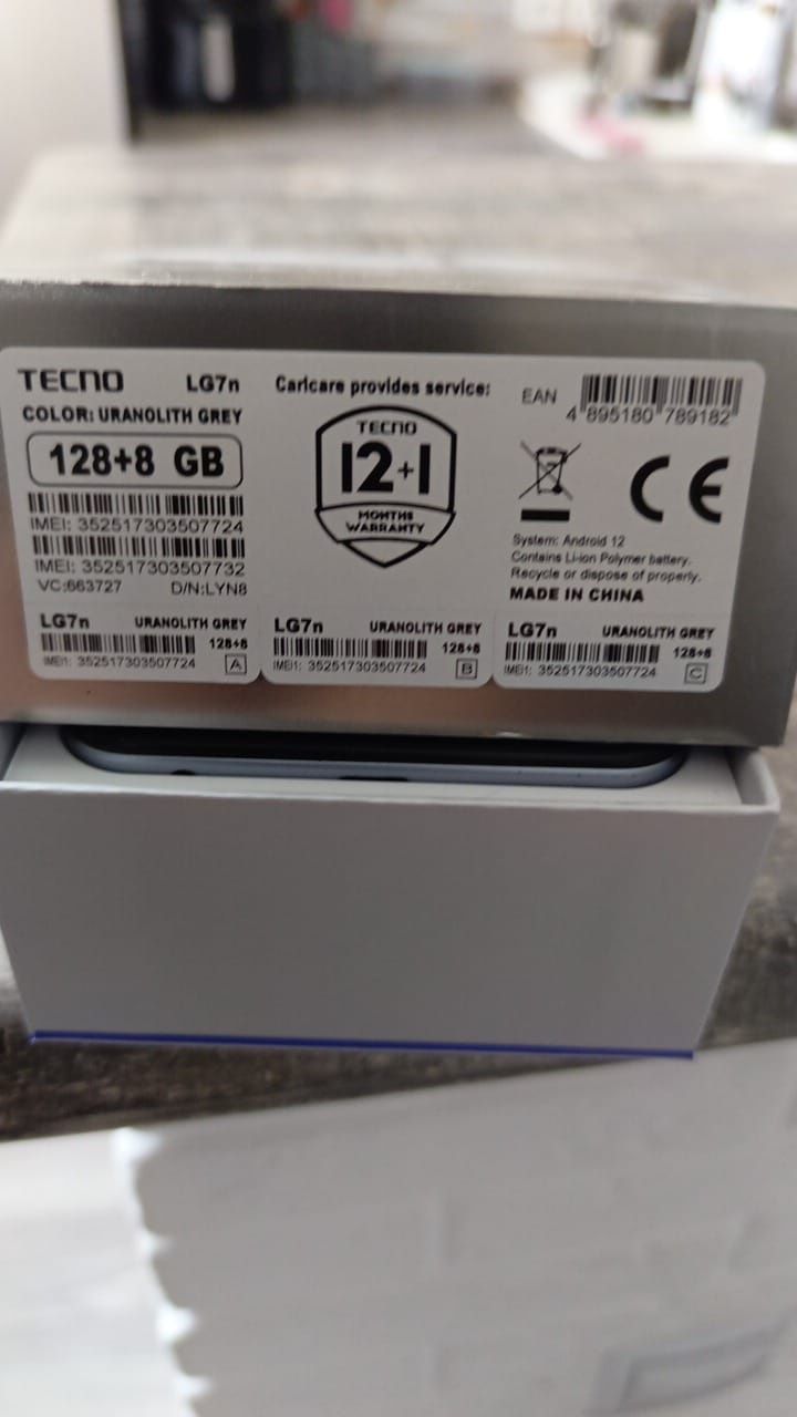 Продам смартфон Tecno 4 Pova