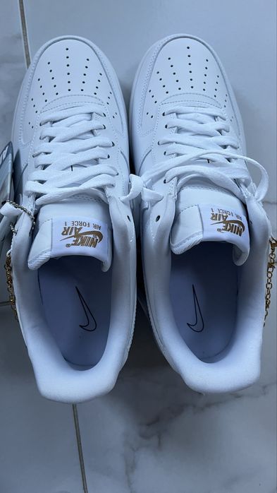 nike airforce 1 gold chain