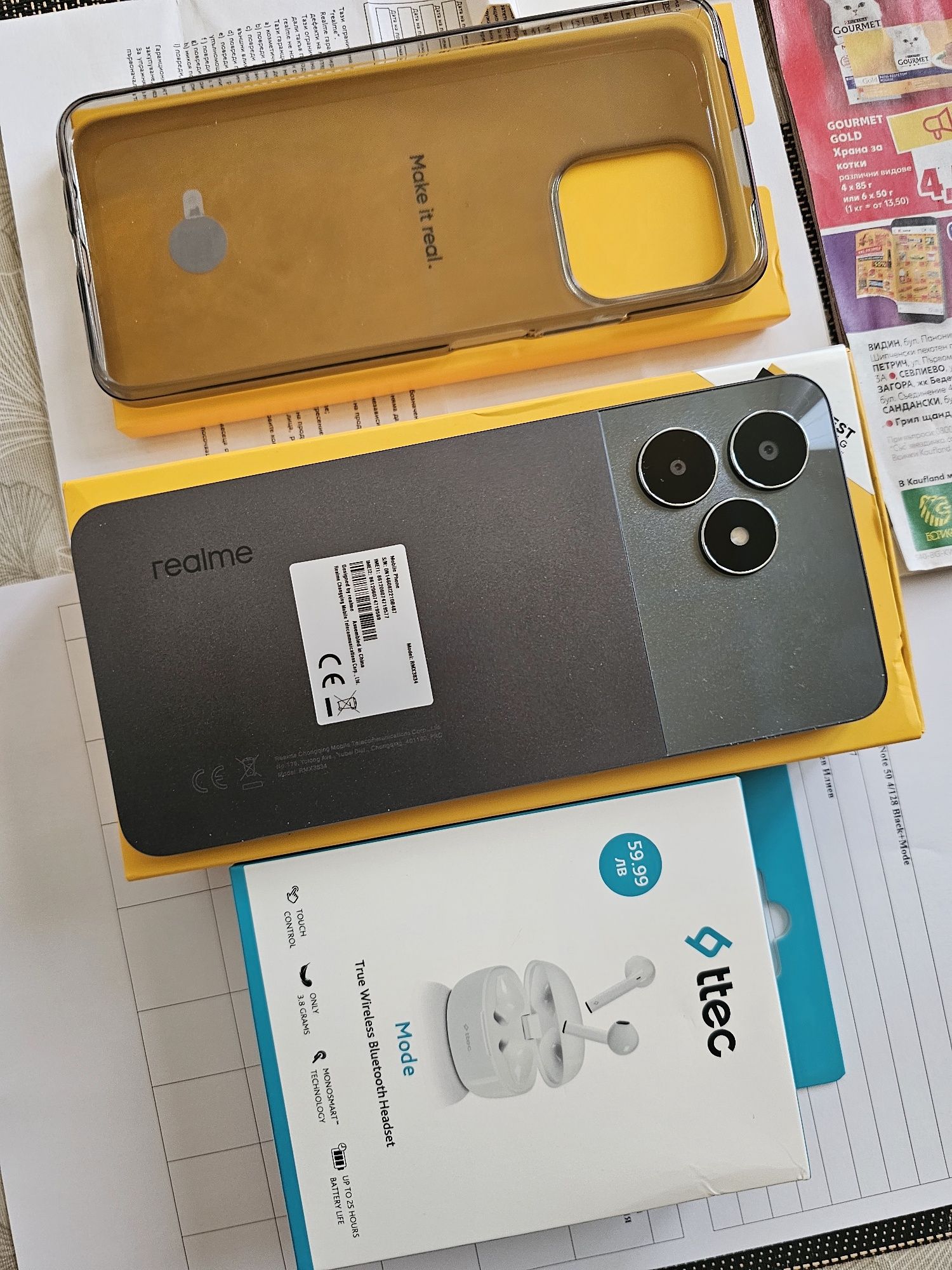 Realme Note 50 4gb/128gb Black+mode