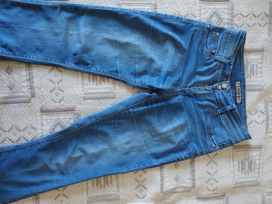 Дамски дънки (еластични с дълбоко дъно)