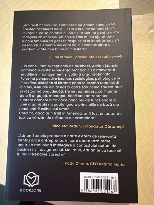 Carte Ron Kaufman si Alternative de Adrian Stanciu