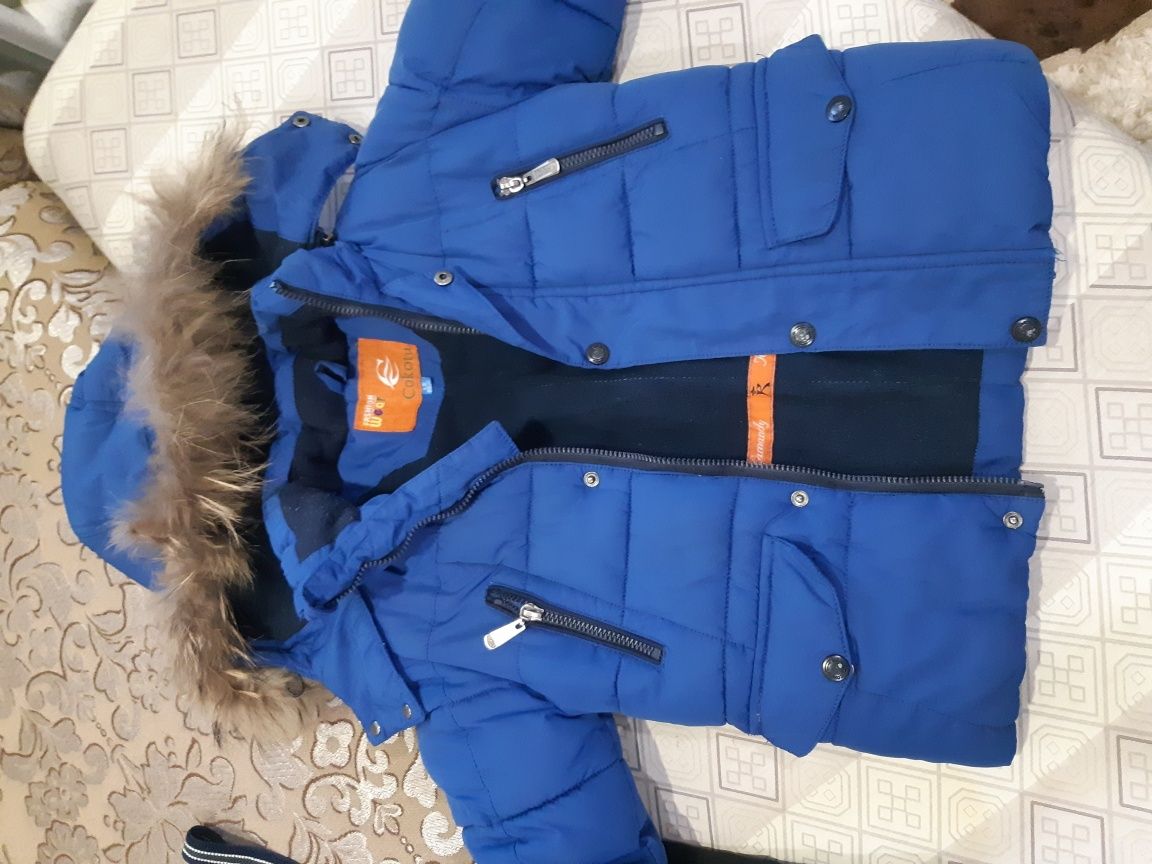 Куртка и штаны зимняя двойка на мальчика 3/4 годика