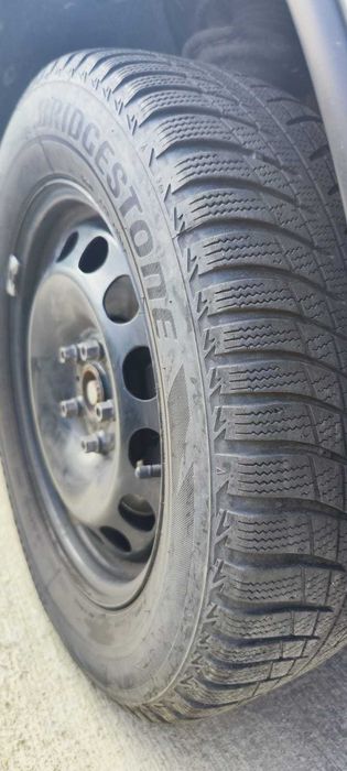 SET Jante SKODA/SEAT/VW cu anvelope Bridgestone BLIZZAK